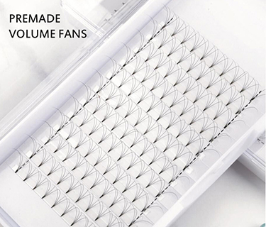 Short Stem Blank Card Premade Volume Fans