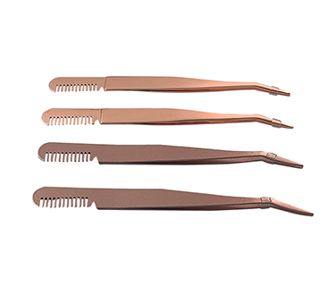 Metal Eyelash Applicator With Brush
