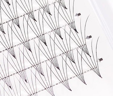 Short Stem Blank Card Premade Volume Fans