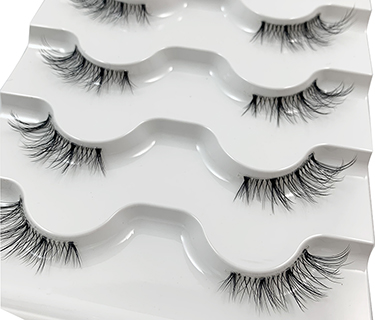 5 Pairs Package Half Strip Clear Band Eyelashes D07