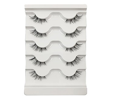 5 Pairs Package Half Strip Clear Band Eyelashes D07