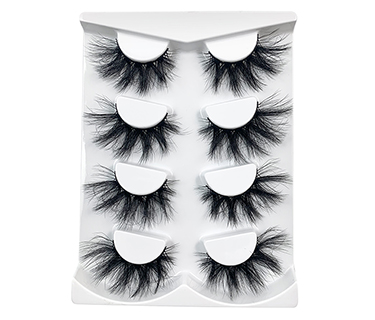4 Pairs Package Big Fluffy Looking Faux Mink Eyelashes
